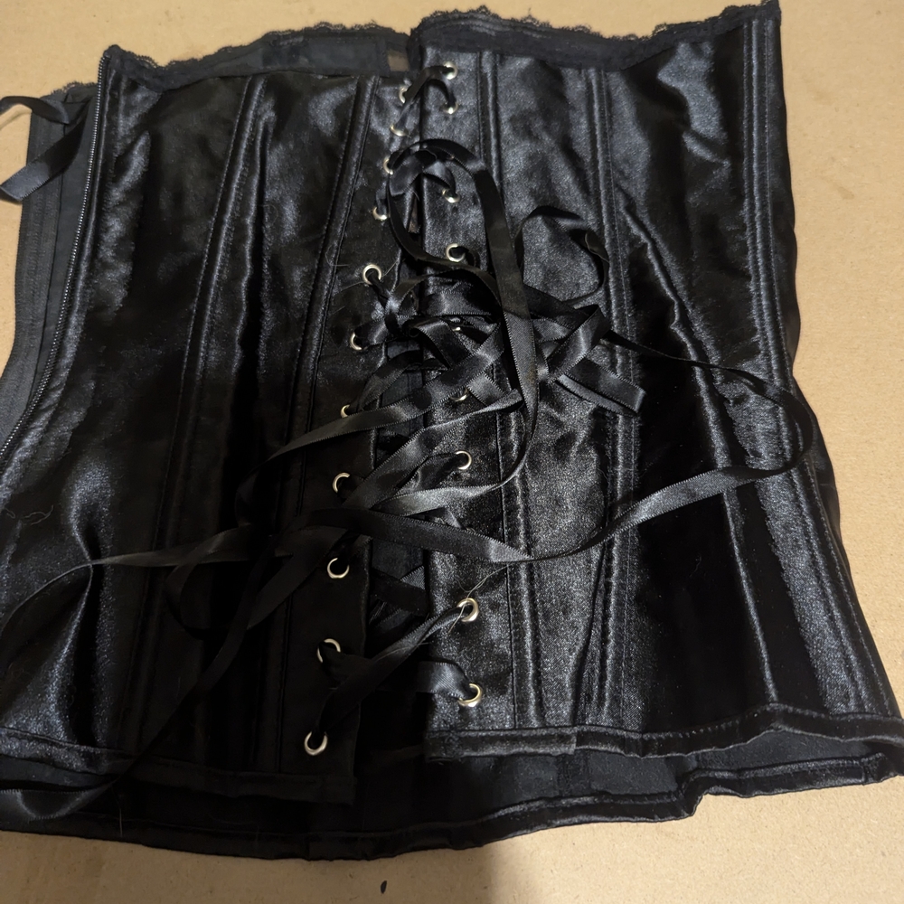 NWOT Adore Me Black Corset for Night In Or Out